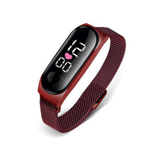 Load image into Gallery viewer, STEVVEX Men's Business Electronic Watch Simple Luxury Steel Belt Folding Buckle Sports Digital Watch For Men and woman
