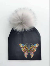 Load image into Gallery viewer, Fashion Baby Cap With Butterfly Toddlers Infant Bonnet Baby Hat For Boys and Girls Travel Hat Cap
