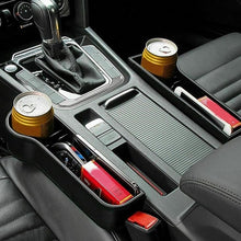 Load image into Gallery viewer, The New 1Pair Universal Auto Car Seat Crevice Plastic Storage Box Cup Phone Holder Organizer Reserved Design Accessories
