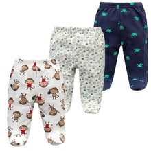 Load image into Gallery viewer, 3PCS Baby Pants 100% Cotton Baby Girls and  Boys Clothes Unisex Casual Bottom PP Pants Newborn Baby Clothing For Children
