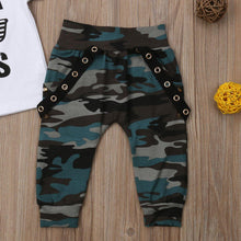 Load image into Gallery viewer, Baby Hip Hop Short Sleeve Summer Toddler Infant Like A Boss Letter Tops T-shirt  and Pants Outfits 2Pcs Ste For Boys
