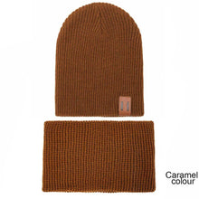 Load image into Gallery viewer, Modern Baby Set Hat Cap and Scrif And Snood  Warm Hat Scarf Caps Scarves Knit Hats For Kids
