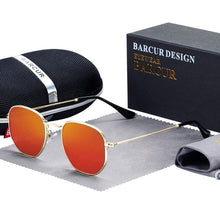 Load image into Gallery viewer, Luxury Classic Retro Reflective Sunglasses  For Man and Woman Minimalist Stainlesss Steel Frame Eyewear Sunglasses With UV400  Protection
