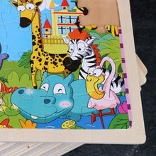Load image into Gallery viewer, 24 Slice Wood Puzzles Children Adults Vehicle Puzzles Wooden Toys Learning Education Environmental Assemble Educational Games For Kids and Babies
