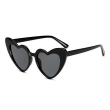 Load image into Gallery viewer, Elegant Retro  Love Heart Sunglasses Women Big Frame Personality Sunglasses Fashion Cute Retro Cat Eye Vintage Sunglasses  For Women and Girl
