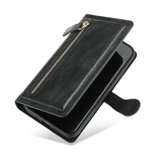 Load image into Gallery viewer, Luxury Leather Flip Wallet Case For iPhone 14 13 12 11 Pro MAX  X XS XR Card Holder Stand Cover Retro Brown Card Holder Slots Pocket Case PU Leather Magnetic Closure Kickstand Shockproof Flip Case
