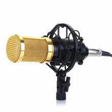 Load image into Gallery viewer, Professional BM-800 BM Condenser Microphone Pro Audio Studio Vocal Recording KTV Karaoke Desktop Metal Shock Mount
