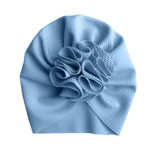Load image into Gallery viewer, Handamde Elegant Baby Hats for Girls Big Bow Turban Hat Newborn  Baby Beanie Cap Solid Color Style
