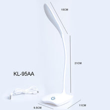 Load image into Gallery viewer, STEVVEX Reading Table Lamp LED Stand Desk Lamp With Rechargeable Battery Levels Brightness Study Reading Desk Lamp For Student Office

