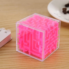 Load image into Gallery viewer, 3D Maze Magic Cube Transparent Six-sided Puzzle Speed Cube Rolling Ball Game Maze Toys for Children Educational

