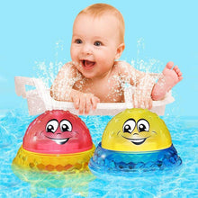 Load image into Gallery viewer, Cool Bath Toys Spray Water Light Rotate with Shower Pool , Toddler Swimming Party Bathroom LED Light With Music for Kids
