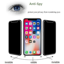 Load image into Gallery viewer, 3Pcs Full Cover Black Edge Anti-spy Tempered Glass  Private Screen Protector For iPhone 14 13 12 11 Pro MAX X XS Max XR 7 8 Plus Tempered Glass Full Glue Edge to Edge scratchproof Guard Screen Guard for iPhone
