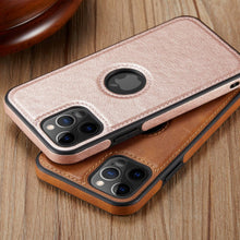 Load image into Gallery viewer, Luxury PU Leather Phone Case For iPhone 14 pro max  13 Pro max 11 12 Pro Max XR XS Max X 7  Plus  case leather Slim  Back Cover Compatible with iPhone 13 Pro Case Slim Leather Classic Luxury Elegant Phone Cover
