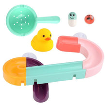 Load image into Gallery viewer, Baby Bath Toys Wall Suction Cup Marble Race Run Track Bathroom Bathtub Kids Play Water Games Toy Set for Children
