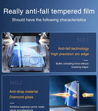 Load image into Gallery viewer, 5Pcs 20000D Black Transparent Screen Protector for iPhone 14 13 12 mini 11 Pro X XS Max XR SE 9H 2.5D Clear Tempered Glass Film Edge to Edge Case Friendly Screen Protection Film For iPhone
