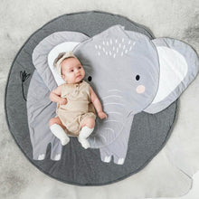 Load image into Gallery viewer, Creative Elephant Design Baby Play Mat  Round Carpet Cotton Animal Play Mat Newborn Infant Crawling Carpet For Baby Kids
