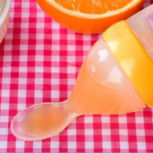 Load image into Gallery viewer, Silicone Baby Bottle With Spoon Food Supplement Bottles Squeeze Spoon Milk Feeding Bottle Cup For Baby and Kids
