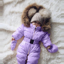 Load image into Gallery viewer, Winter Clothes For Infant Baby Hooded Warm Thick Snowsuit Jumpsuit Romper for Boys and Girls  Style
