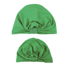 Load image into Gallery viewer, Modern popular Mother and Daughter Turban Headband Set Girls Headwear Mother and Baby Turban Headbands Set Lovely Knot Beanie Baby Hair Accessories
