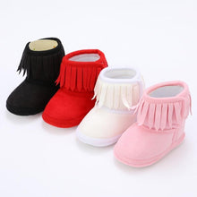 Load image into Gallery viewer, Cute Baby Infants Shoes Dot Knitting Boots Casual Non-slip Soft Soled Walking Shoes
