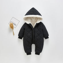 Load image into Gallery viewer, Modern Elegant Winter Children's baby Plush Thickened Cotton Jumpsuit Jacket For New Baby  Boys and Girls

