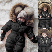 Load image into Gallery viewer, Winter Clothes For Infant Baby Hooded Warm Thick Snowsuit Jumpsuit Romper for Boys and Girls  Style
