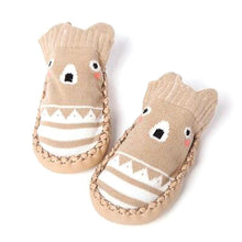 Load image into Gallery viewer, Modern Elegant Baby Girls &amp; Boys Autumn Winter Cotton Soft Sole Cartoon Shoes Socks For Baby Kids
