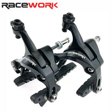 Load image into Gallery viewer, RACEWORK Road Bike Dual Pivot Calipers Bicycle Brake Racing Aluminum Side Pull Caliper Front Rear With Brake Pads
