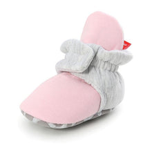 Load image into Gallery viewer, Stylish Baby Boy Girl Socks Toddler Shoes Solid Prewalkers Booties Cotton Winter Soft Anti-slip Warm Newborn Infant Shoes
