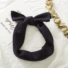 Load image into Gallery viewer, Luxury Modern Designer Baby Headband Girl Knitted Hair Accessories Toddler Knotted Turban Newborn Hair Bows Headwrap

