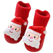 Load image into Gallery viewer, Baby Socks Christmas Newborn For Baby Boys/Girls Christmas Floor Socks Anti-Slip Baby Step Socks For Baby Kids

