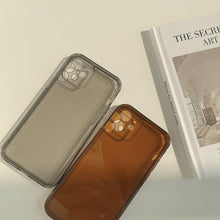 Load image into Gallery viewer, Transparent Soft Silicone Bumper Protection Retro Color Transparent Shockproof Phone Case New Silicone Phone Case Cover For Iphone 7 8 Plus 11 12 Mini 13 Pro Max X Xr Xs Max Shockproof
