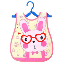 Load image into Gallery viewer, Fashion Printed Adjustable Animal Plastic Waterproof Lunch Feeding Bibs Feeding Cloth for Children In Modern Design

