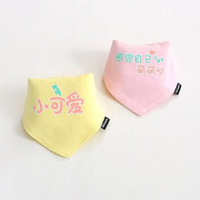 Load image into Gallery viewer, 2 Pcs Baby Bibs Bandana Cotton Double Layers Drool Bib For Boys And Girls Triangle Bibs Infant Towel
