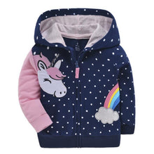 Load image into Gallery viewer, Luxury Printed New Trend Newborn Baby Hooded  Cotton Sweater For Baby Girl/boys In Elegant Modern Luxury Style With Unicorn
