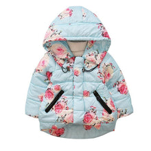 Load image into Gallery viewer, Luxury Modern Designer New Winter Baby Outerwear Hooded Printed Cotton Padded Jacket and Coats For Babies and Girls Kids
