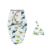 Load image into Gallery viewer, Baby Swaddle Blanket With Cap For Newborn Wrap Cotton Swaddling Bag Baby Envelope Sleep sack  Blanket .
