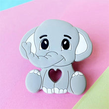 Load image into Gallery viewer, Cartoons Silicone Teether Mini Elephant  Animal Rodents Chewable Toys  Products For Parents Baby Boys And Girls
