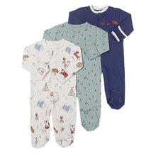 Load image into Gallery viewer, 3pcs Set Baby Romper Newborn Sleep suit Flower Baby Rompers Infant Baby Clothes Long Sleeve Newborn Jumpsuits Pajamas for Kids
