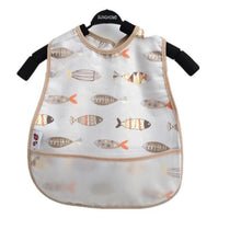 Load image into Gallery viewer, Modern Interesting Cartoon Adjustable Baby Bibs Waterproof Lunch Feeding Bibs Baby Cartoon Feeding Cloth Children Bib For Kids
