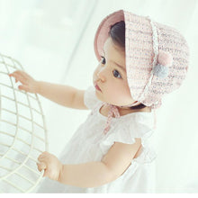 Load image into Gallery viewer, Retro Vintage Newborn Baby Cotton Baby Girl Hat Cap Princess Infant Toddler Baby Bonnet Girls Summer Sun Hat For Girls
