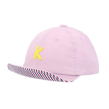 Load image into Gallery viewer, Cartoon Bear Baby Hat Cap Adjustable Baseball Cap Cute Striped Cotton Kids Sun Hat for Baby Boys
