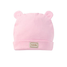 Load image into Gallery viewer, Cute Kids Hat with Bibs Candy Solid Colors for Boys and Girls Beanies Hats Cotton new Born Baby caps &amp; Bibs
