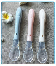 Load image into Gallery viewer, Soft Newborn Baby Spoon Feeding Silicone Spoons First Stage Infant Gift Temperature Sensing Spoon Feeding Tools For Baby and Kids
