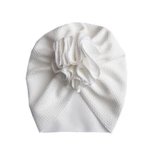 Load image into Gallery viewer, Handamde Elegant Baby Hats for Girls Big Bow Turban Hat Newborn  Baby Beanie Cap Solid Color Style
