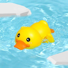 Load image into Gallery viewer, Bathroom Bath Shower Baby Clockwork Swimming Play Water Cute Little Yellow Duck Bathing Bathtub Toys For Kids

