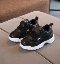 Load image into Gallery viewer, Boys Girls Fashion Sneakers Baby/Toddler/Little Kids Leather Trainers Children School Sport Shoes Soft Running Shoes
