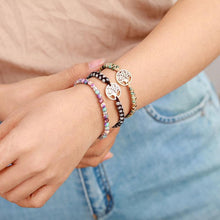 Load image into Gallery viewer, Modern handmade Luxury Tree Charm Bracelets African Japser String Braided Bracelets Lover Jewelry Gift For Men and Women
