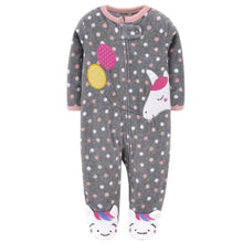Load image into Gallery viewer, Home Love Romper Fleece Jumpsuit For Newborn Baby Boys And Baby Girl  New Born Baby Clothes
