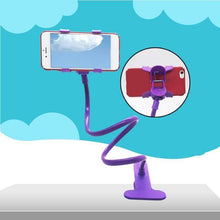Load image into Gallery viewer, Universal Lazy Holder Arm Flexible Mobile Phone Stand Holder Bed Desk Table Clip Bracket For Phones
